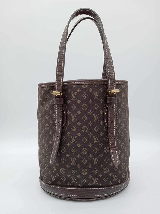 LOUIS VUITTON Monogram Petit Mini Lin Bucket