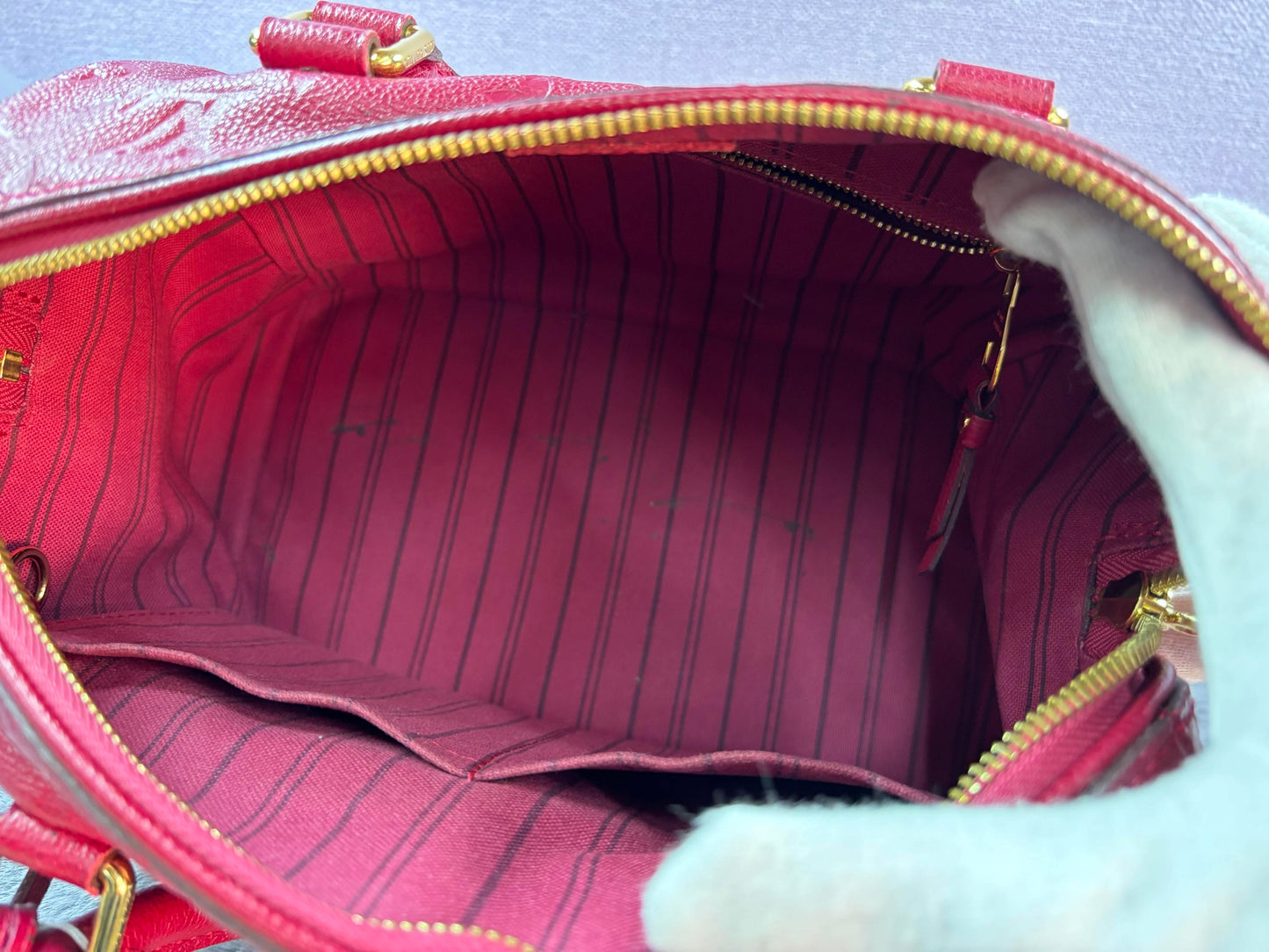 LOUIS VUITTON Empreinte Speedy Bando 25