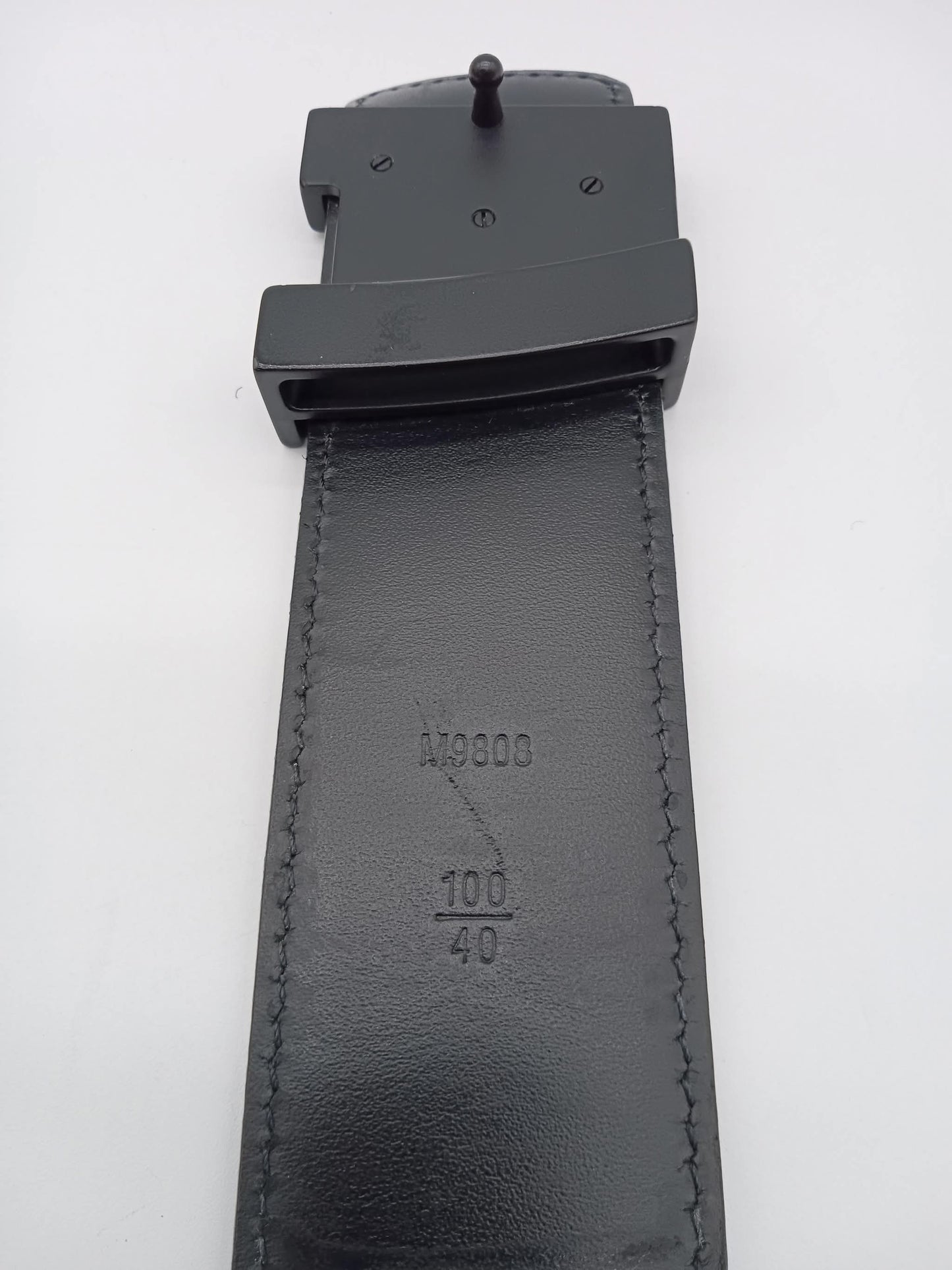 LOUIS VUITTON Damier Graphite Belt