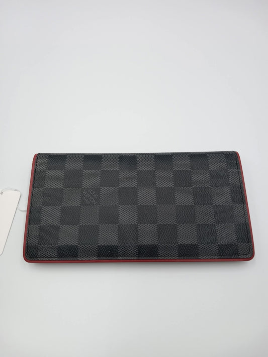 LOUIS VUITTON Damier Graphite Brazza Wallet
