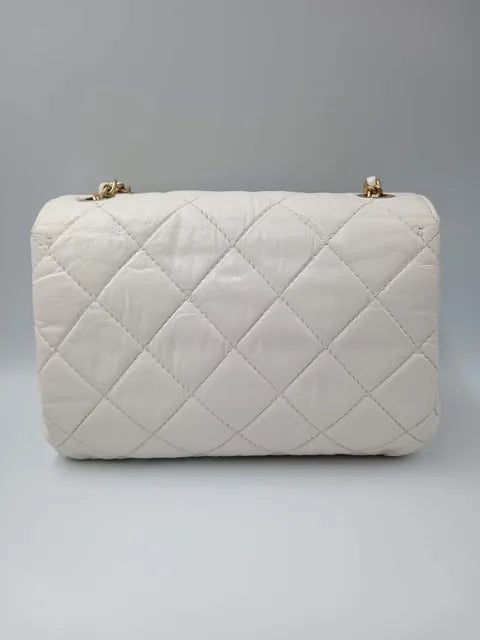 CHANEL Aged Calfskin Accordion Seasonal Flap