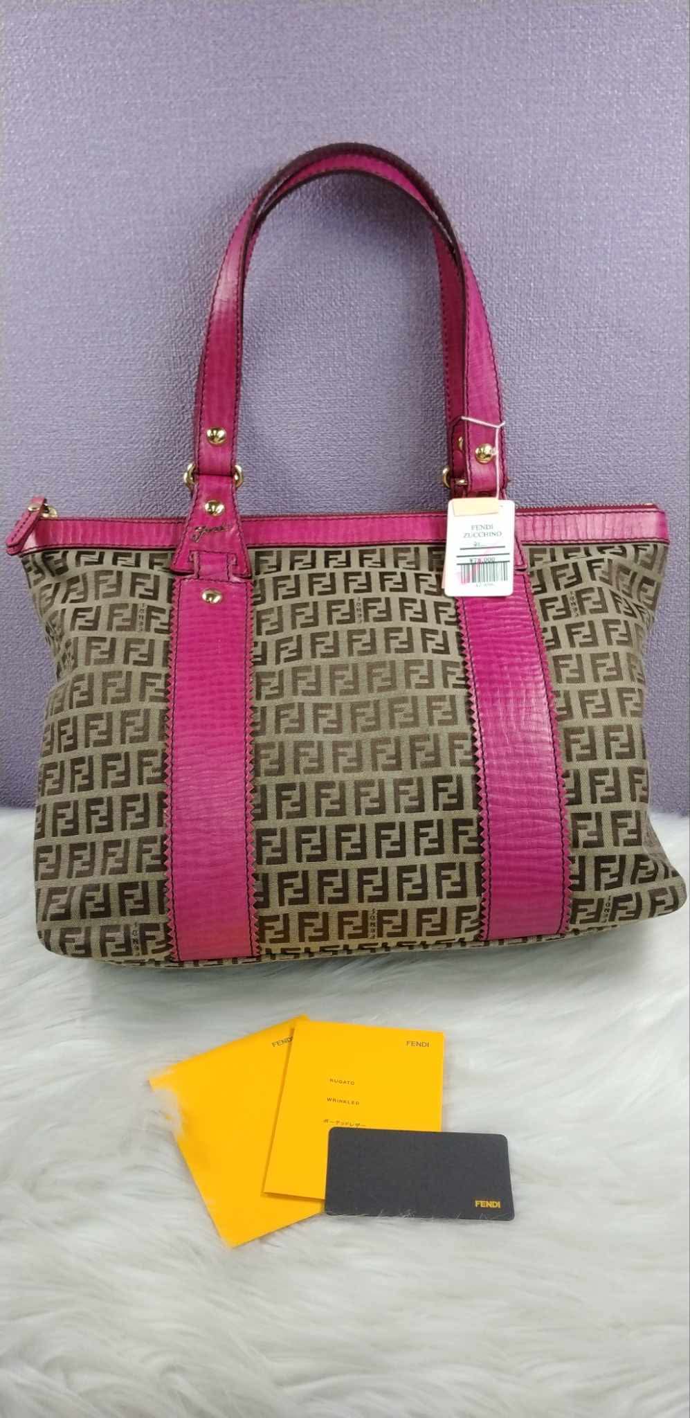 FENDI Zucchino Canvas Tote bag