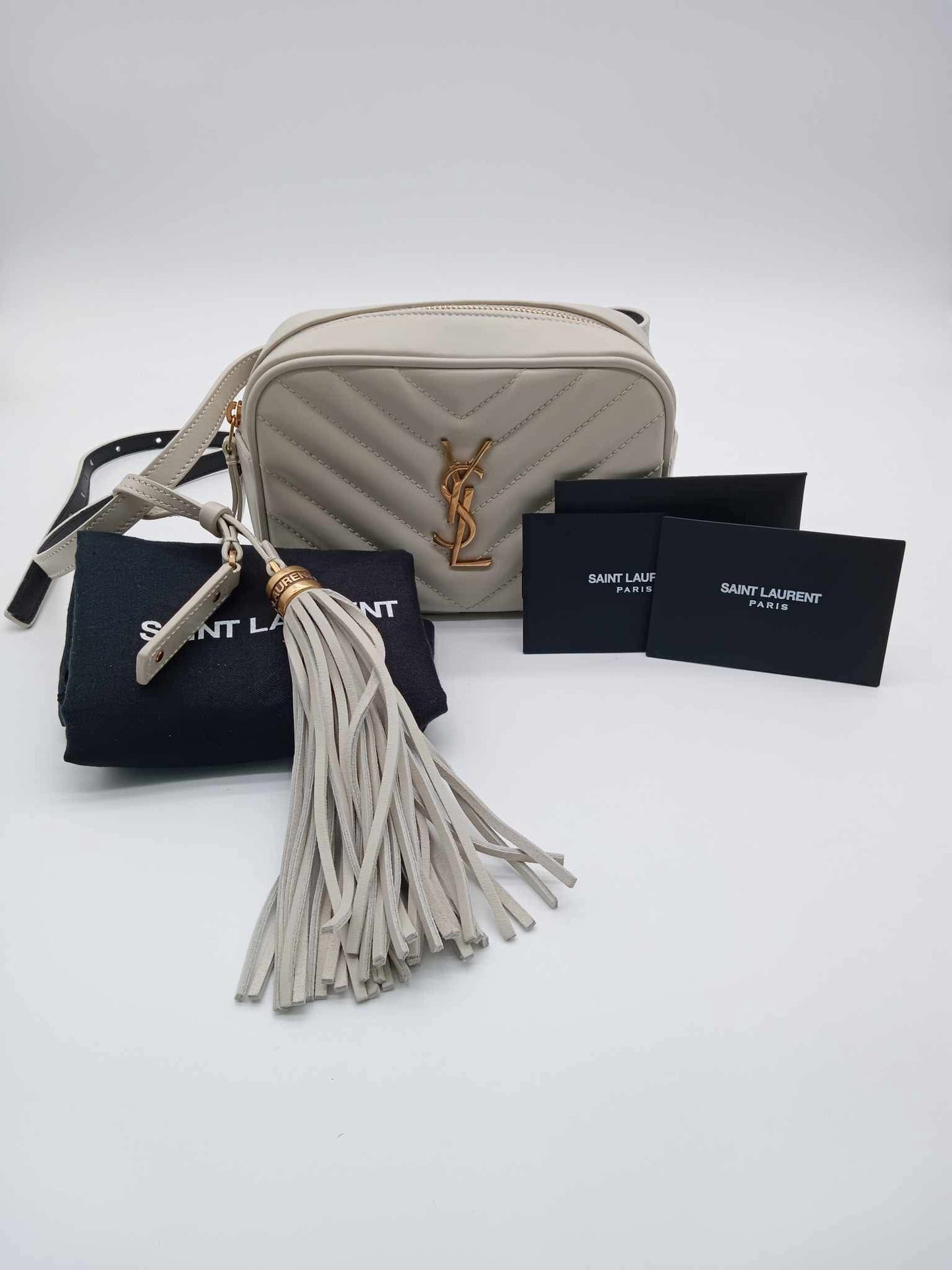 YSL Lou Mini Quilted Leather Camera Bag
