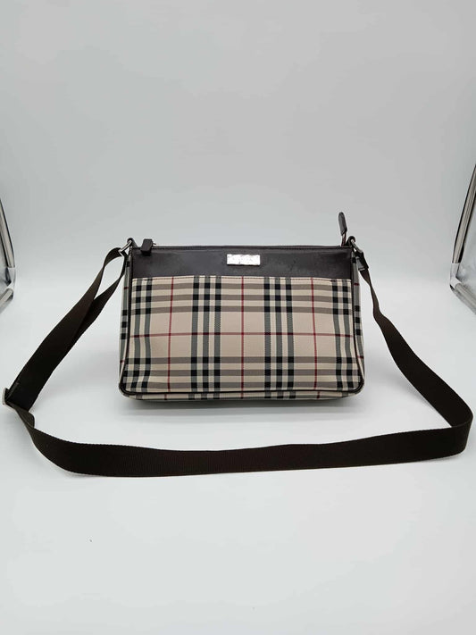 BURBERRY Nova Check Shoulder Bag