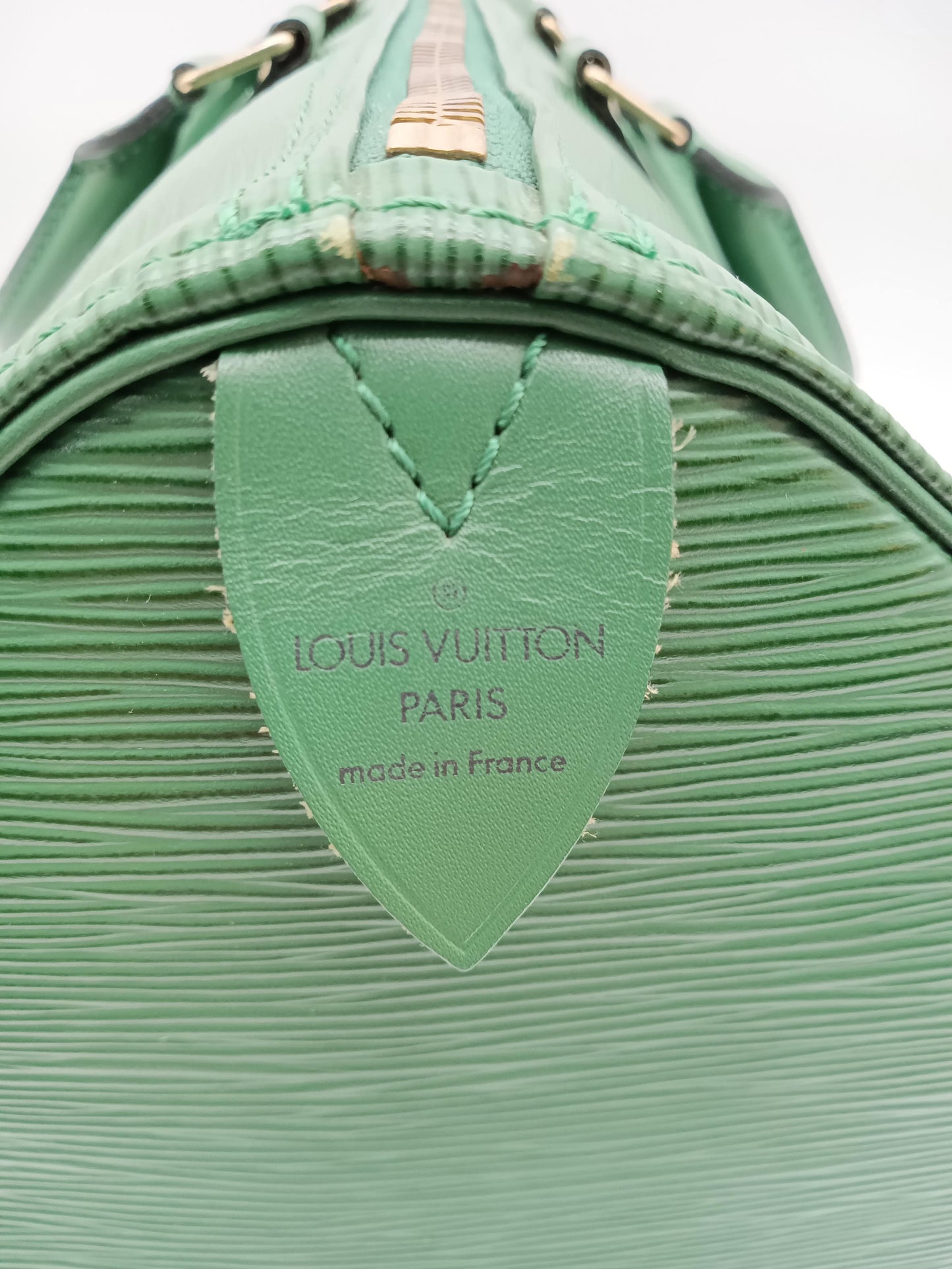LOUIS VUITTON Epi Keepall 45 Borneo Green