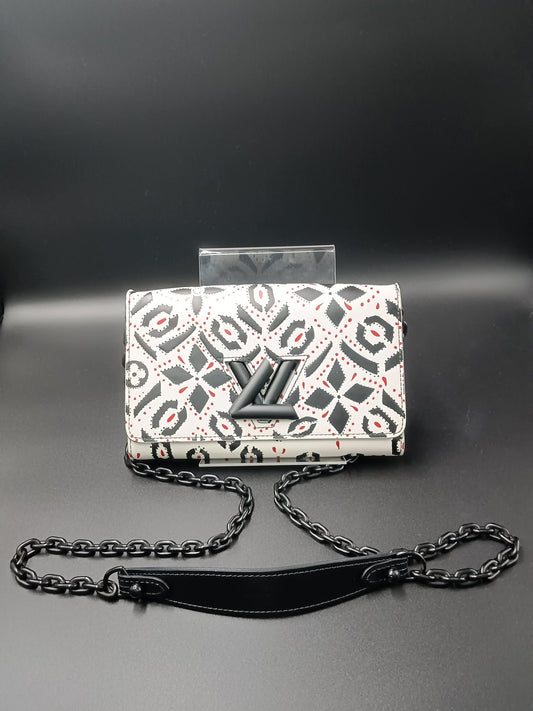 LOUIS VUITTON Graphic Print Twist Chain Bag