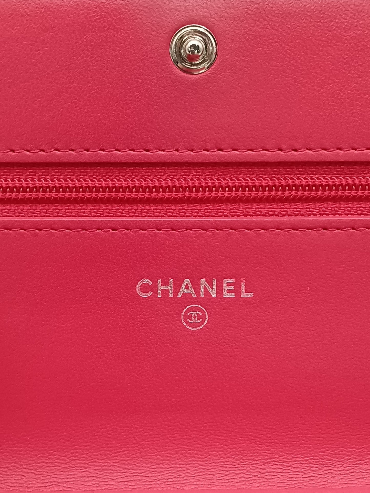 CHANEL Lambskin Leboy Wallet on Chain