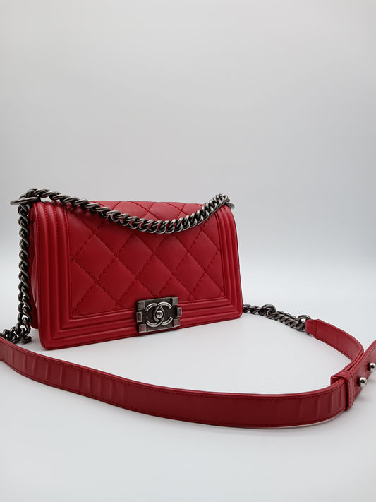 CHANEL Calfskin Wildstitch Leboy