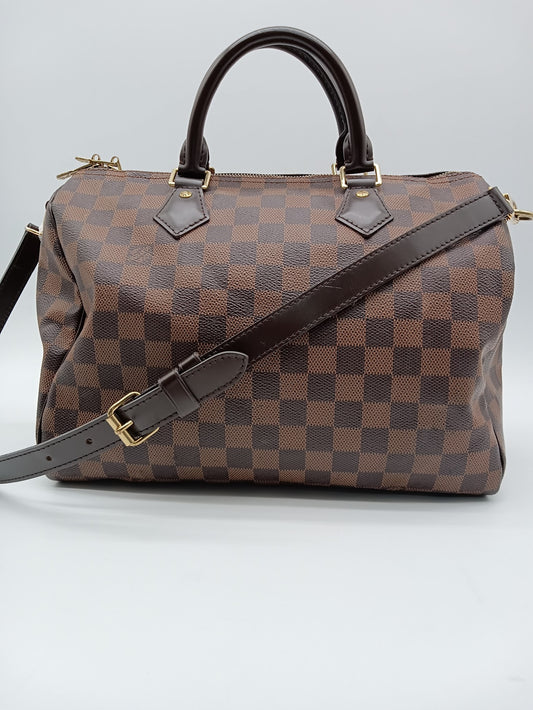 LOUIS VUITTON Damier Speedy Bando 30