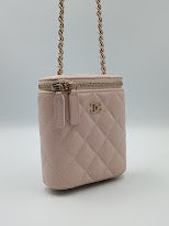 CHANEL Caviar Mini Square Vanity