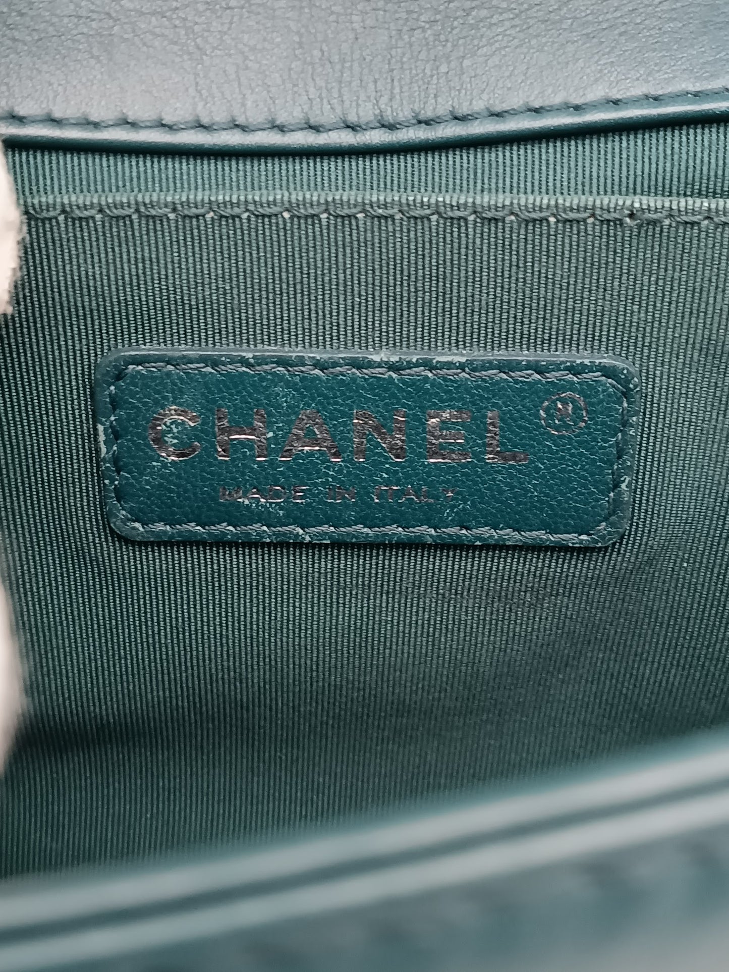 CHANEL Lambskin Quilted Leboy