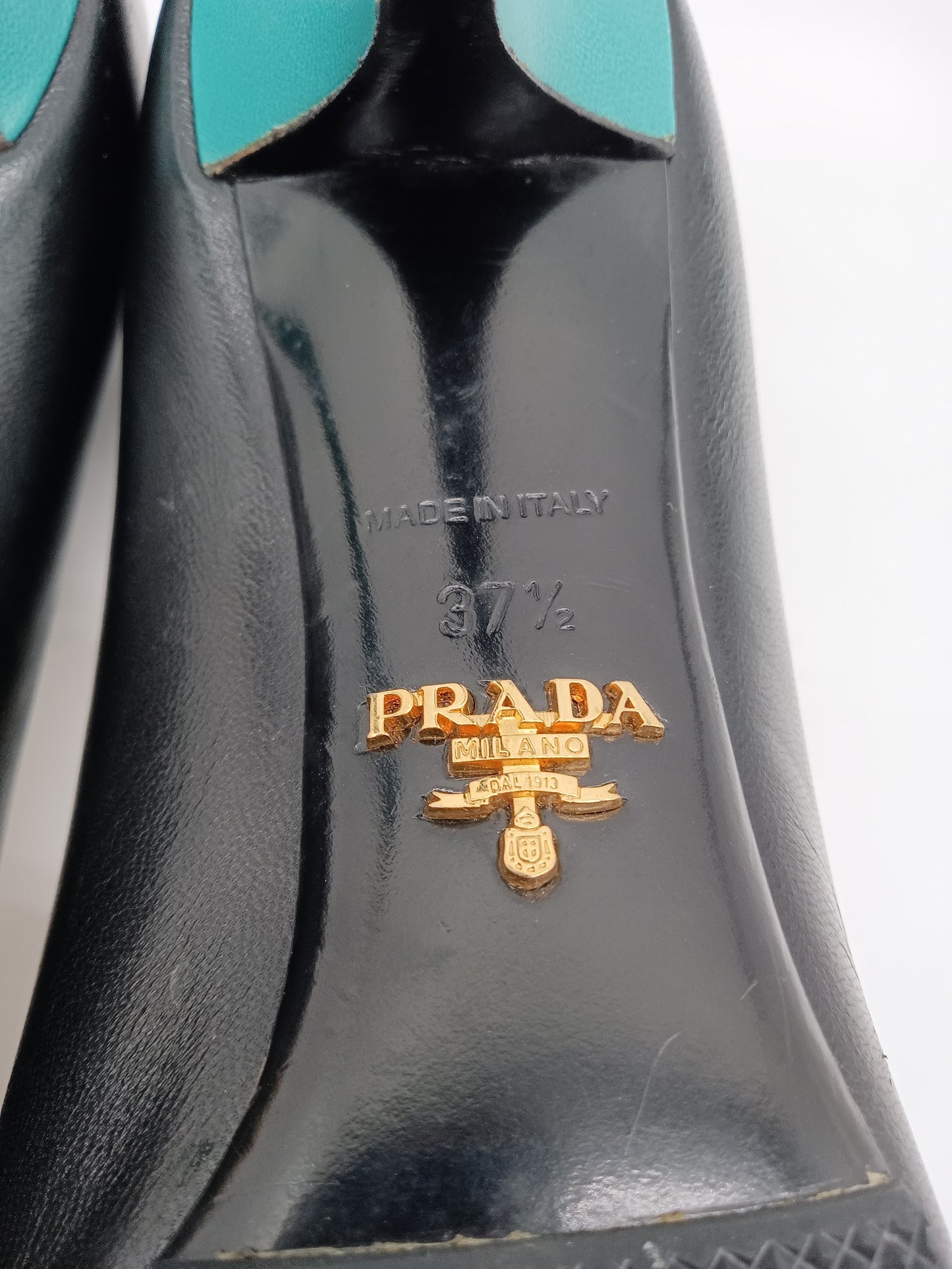 PRADA Bicolor Leather Pumps