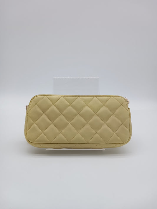 CHANEL Lambskin Double Zip WOC