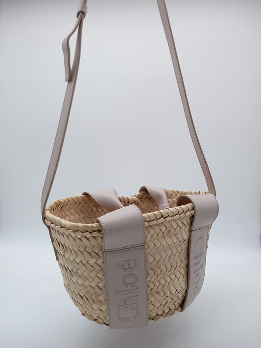 CHLOE Sense Raffia Tote