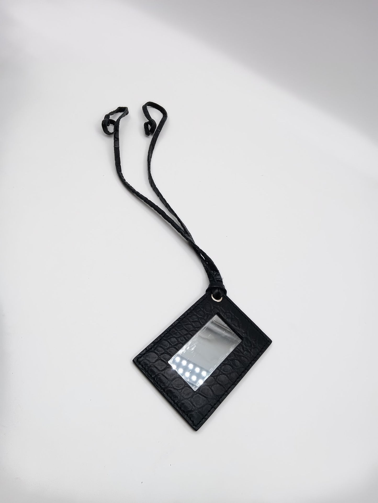 BALENCIAGA Crocodile Embossed Edge City Bag