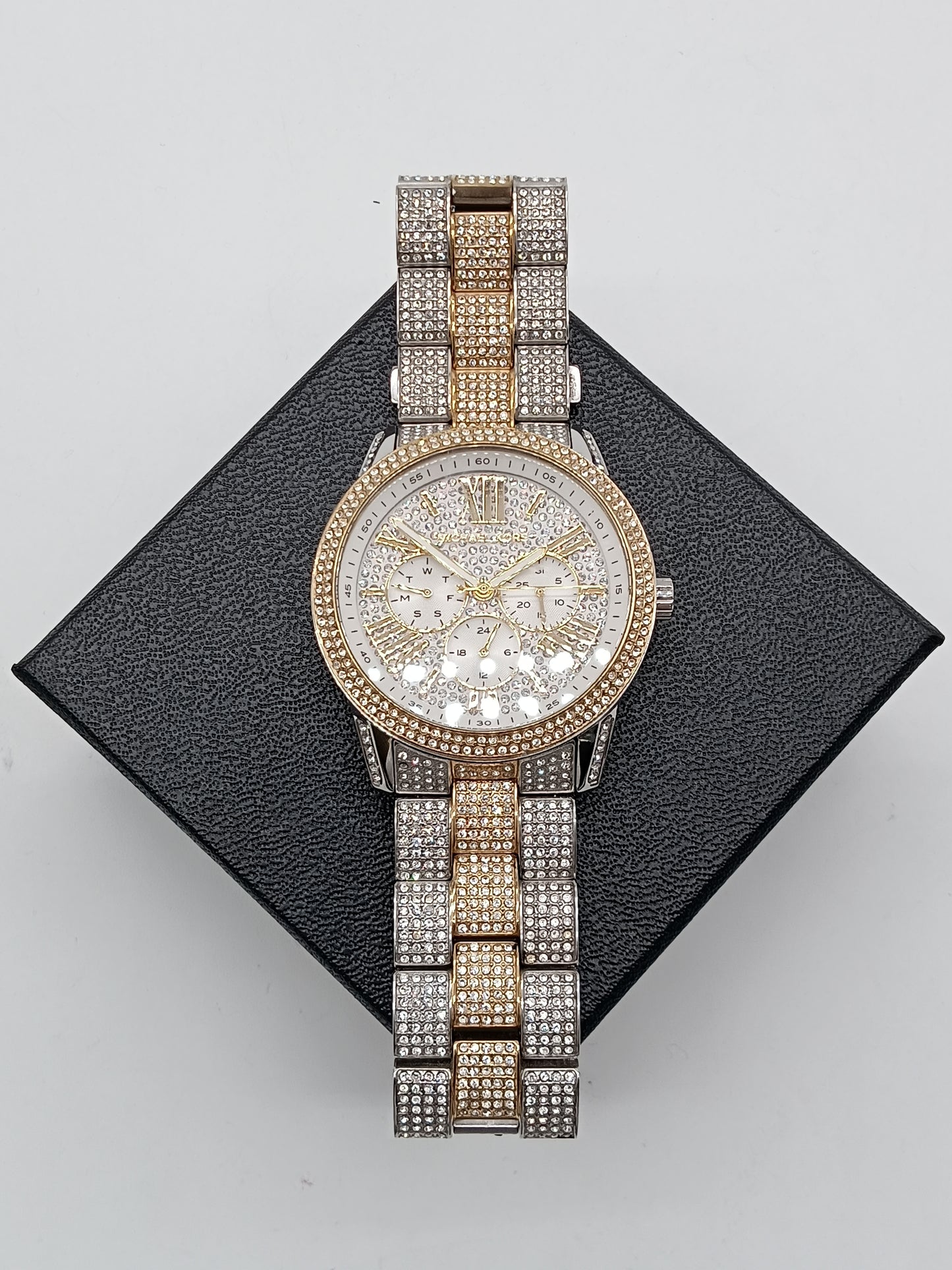 MICHAEL KORS Brynn Pavé Two-Tone Watch