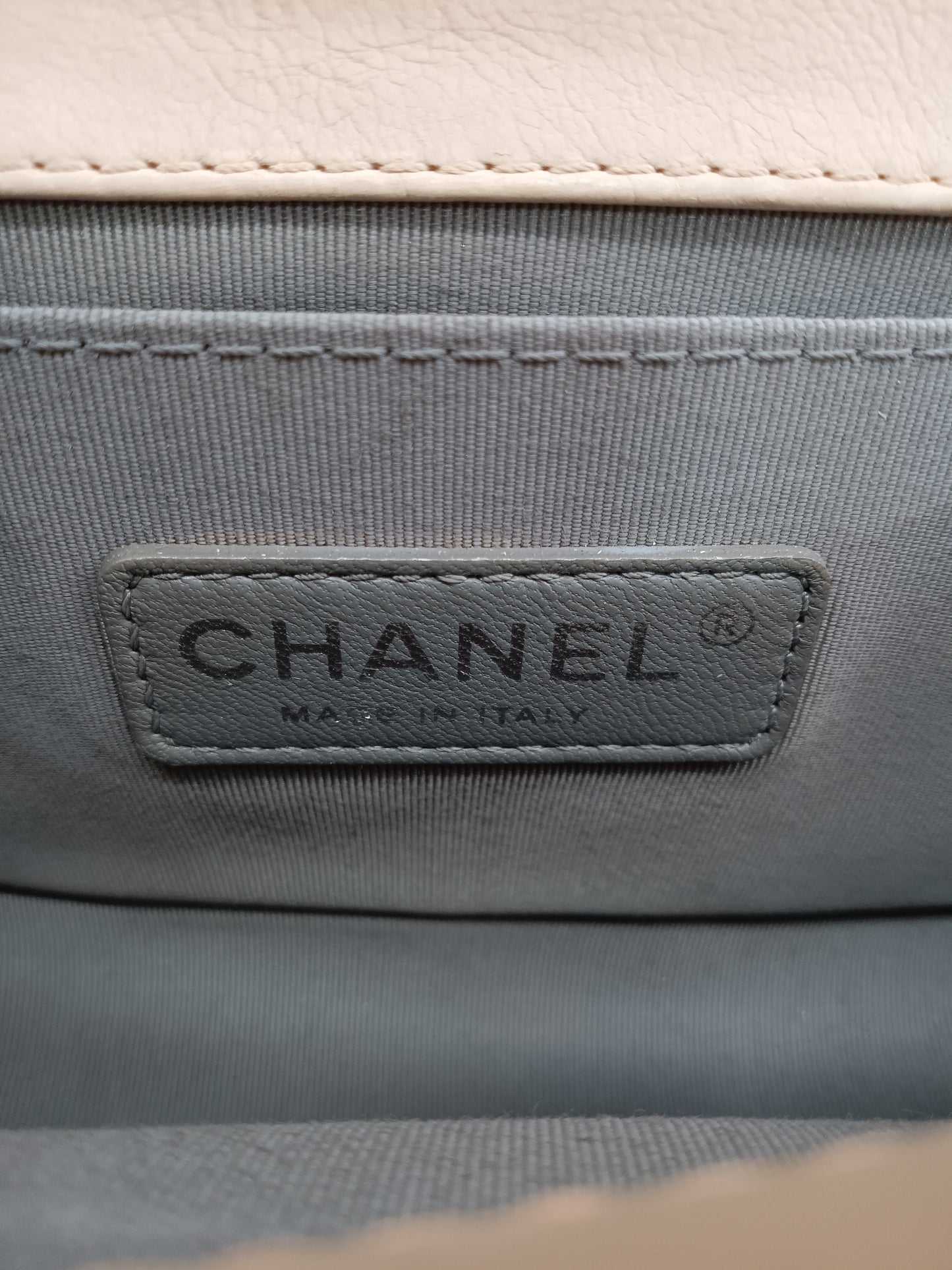 CHANEL Calf Quilted Leboy