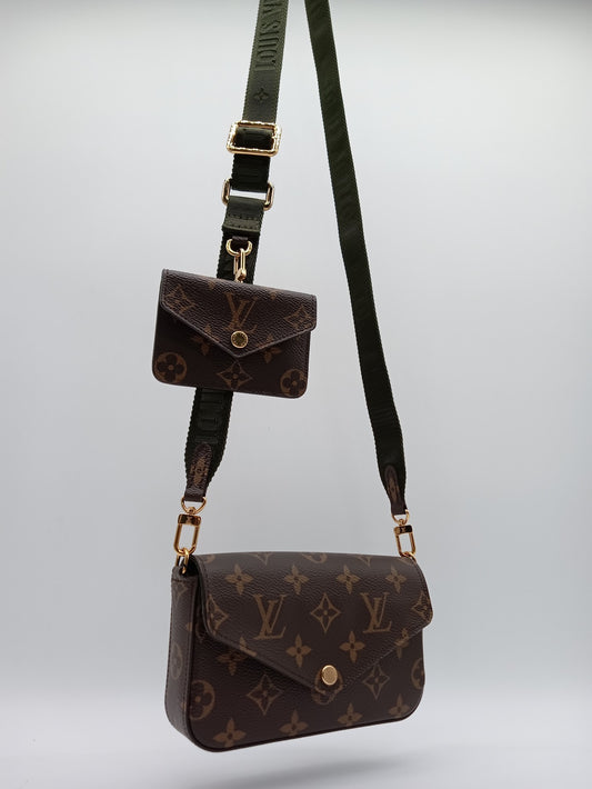 LOUIS VUITTON Monogram Felicie Strap and Go
