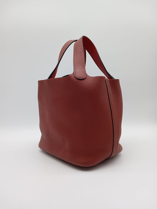 HERMES Taurillon Clemence Picotin PM