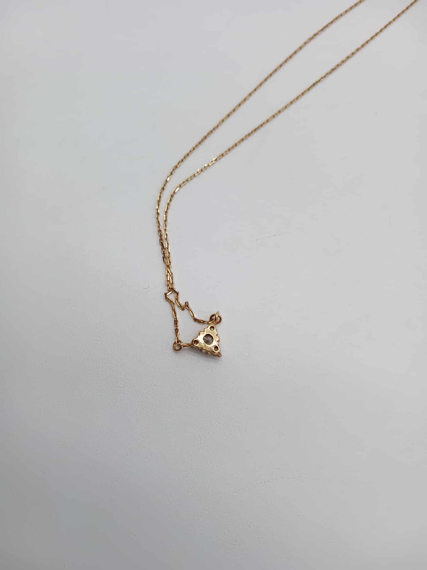 K18 Necklace 0.4ct 1.2g