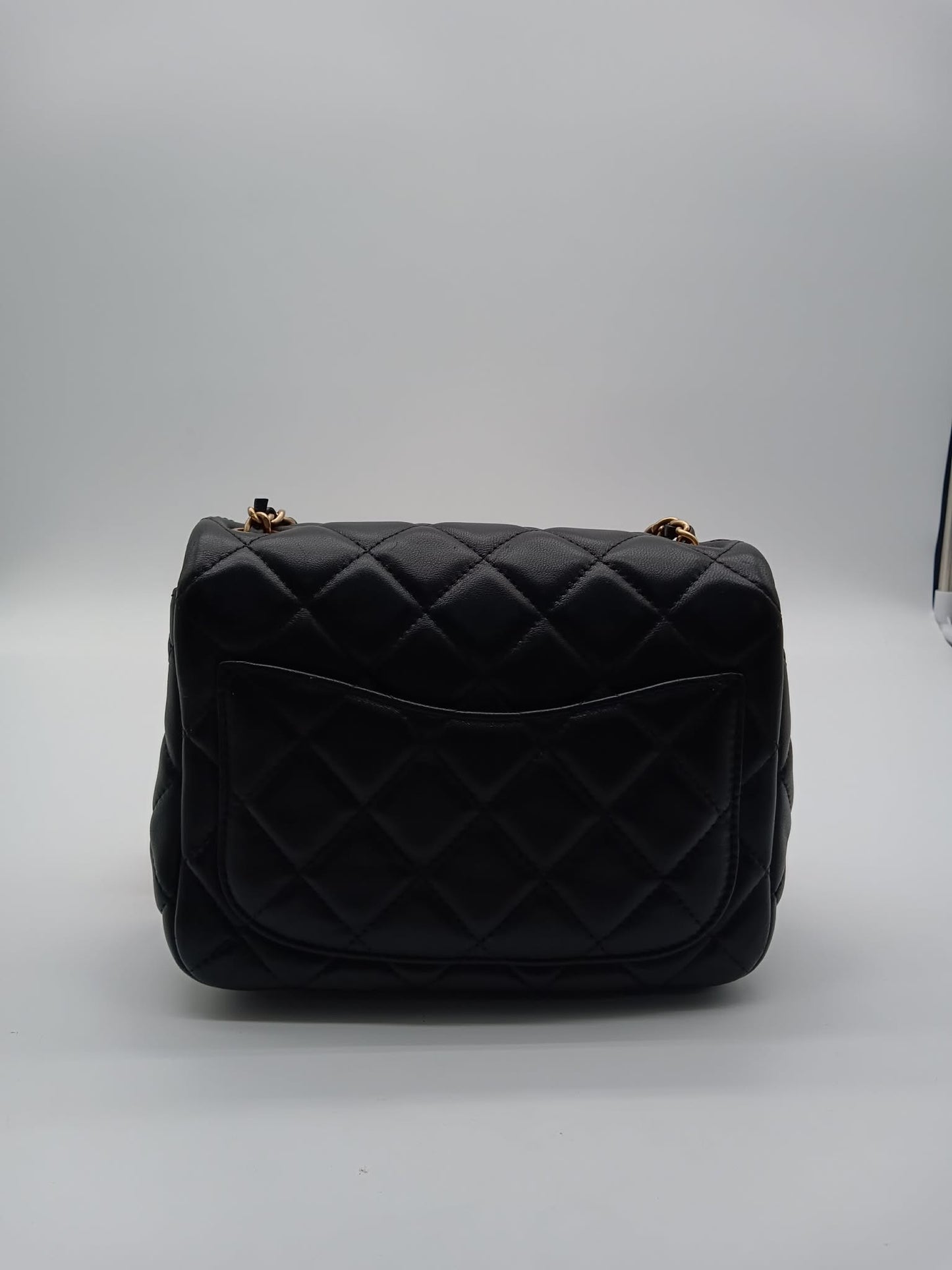 CHANEL Lambskin Classic Mini Square Flap