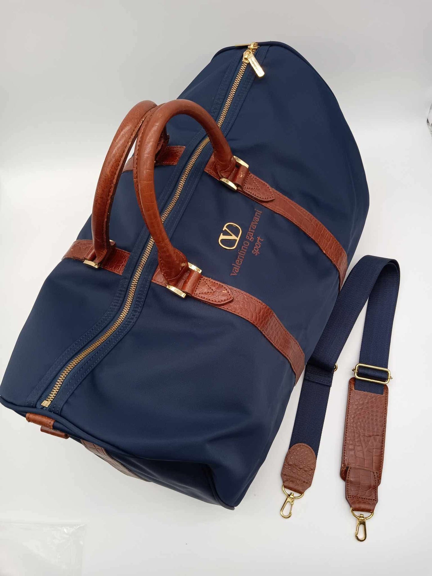 VALENTINO Nylon Sport Boston Bag