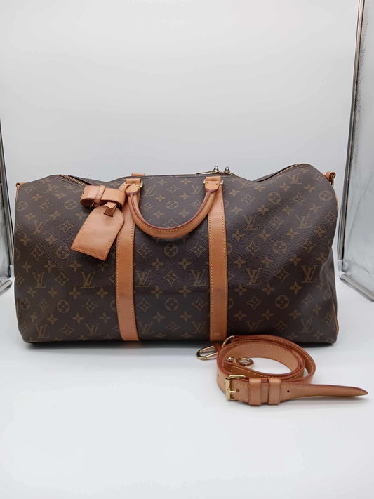 LOUIS VUITTON Monogram Keepall Bandouliere 50