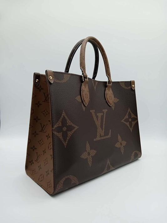 LOUIS VUITTON Monogram Reverse On The GO MM