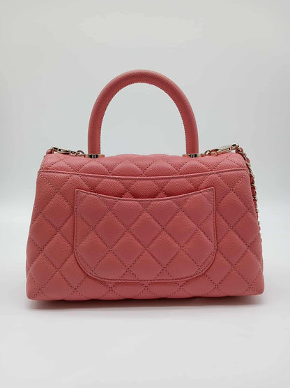CHANEL Caviar Coco Top Handle