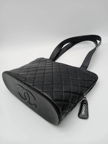 CHANEL Caviar Vintage Coco Tote
