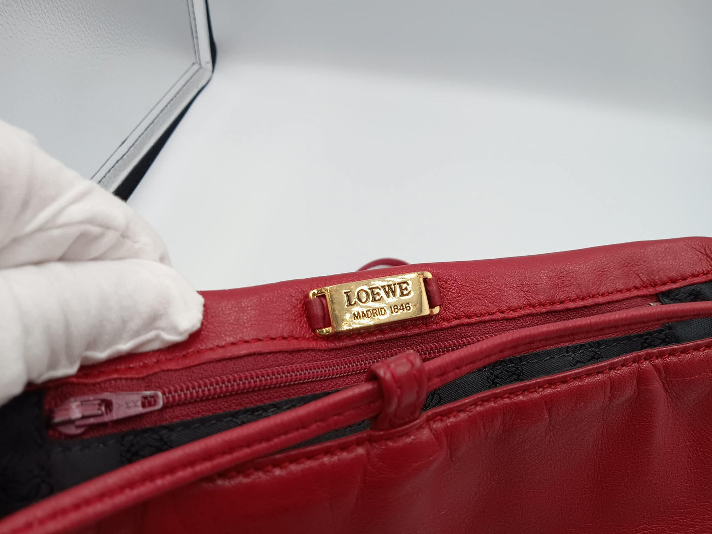 LOEWE Anagram Nappa Shoulder Bag