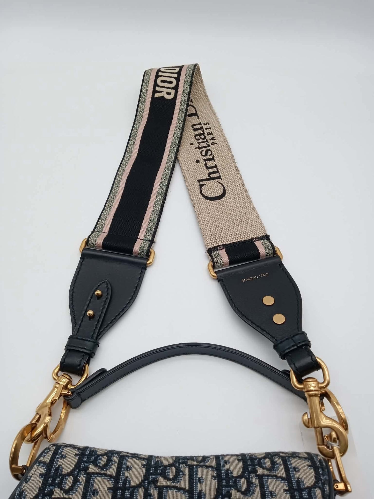 DIOR Oblique Mini Saddle Bag