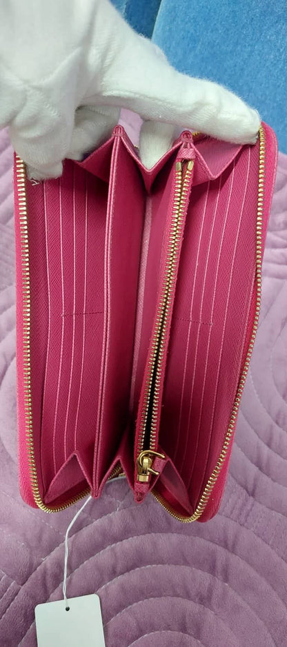 PRADA Saffiano Long Zippy Wallet