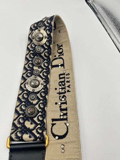 DIOR Oblique Jacquard Canvas Saddle