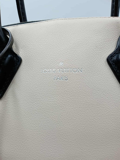 LOUIS VUITTON Bicolor Taurillon Cuir Soft Lockit PM