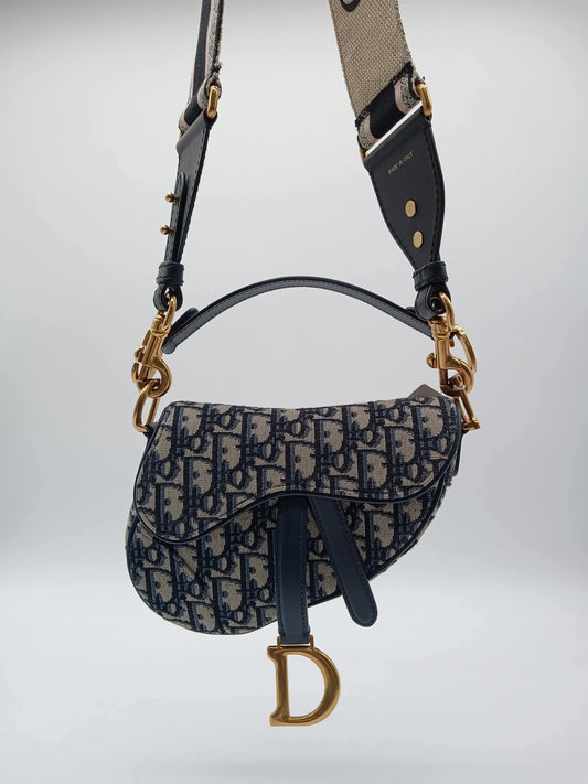 DIOR Oblique Mini Saddle Bag