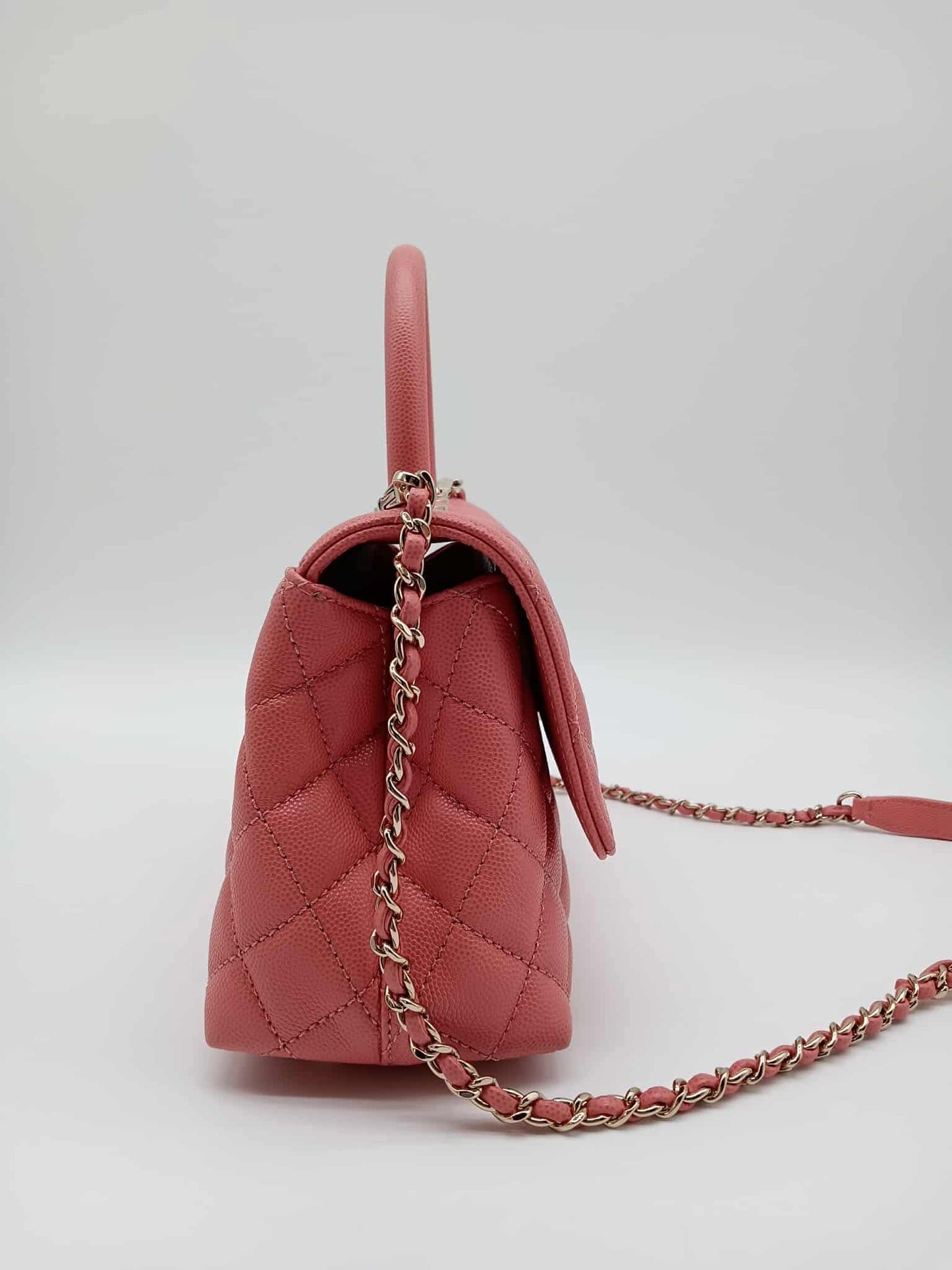 CHANEL Caviar Coco Top Handle