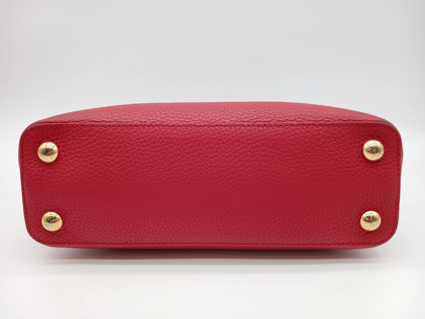 LOUIS VUITTON Scarlet Red Capucines BB