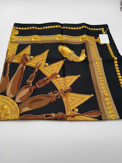 HERMES Carré 90 Cuir d'Afrique Scarf