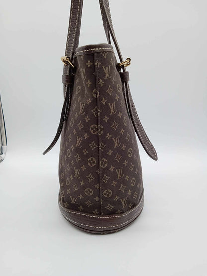 LOUIS VUITTON Monogram Petit Mini Lin Bucket