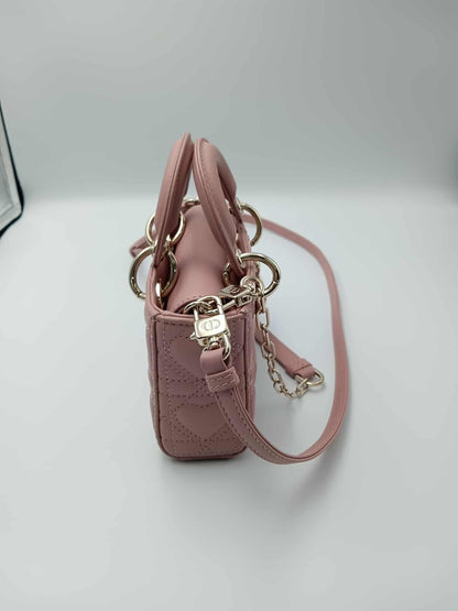 DIOR Lady Dior D-Joy Micro Heart Quilted Bag