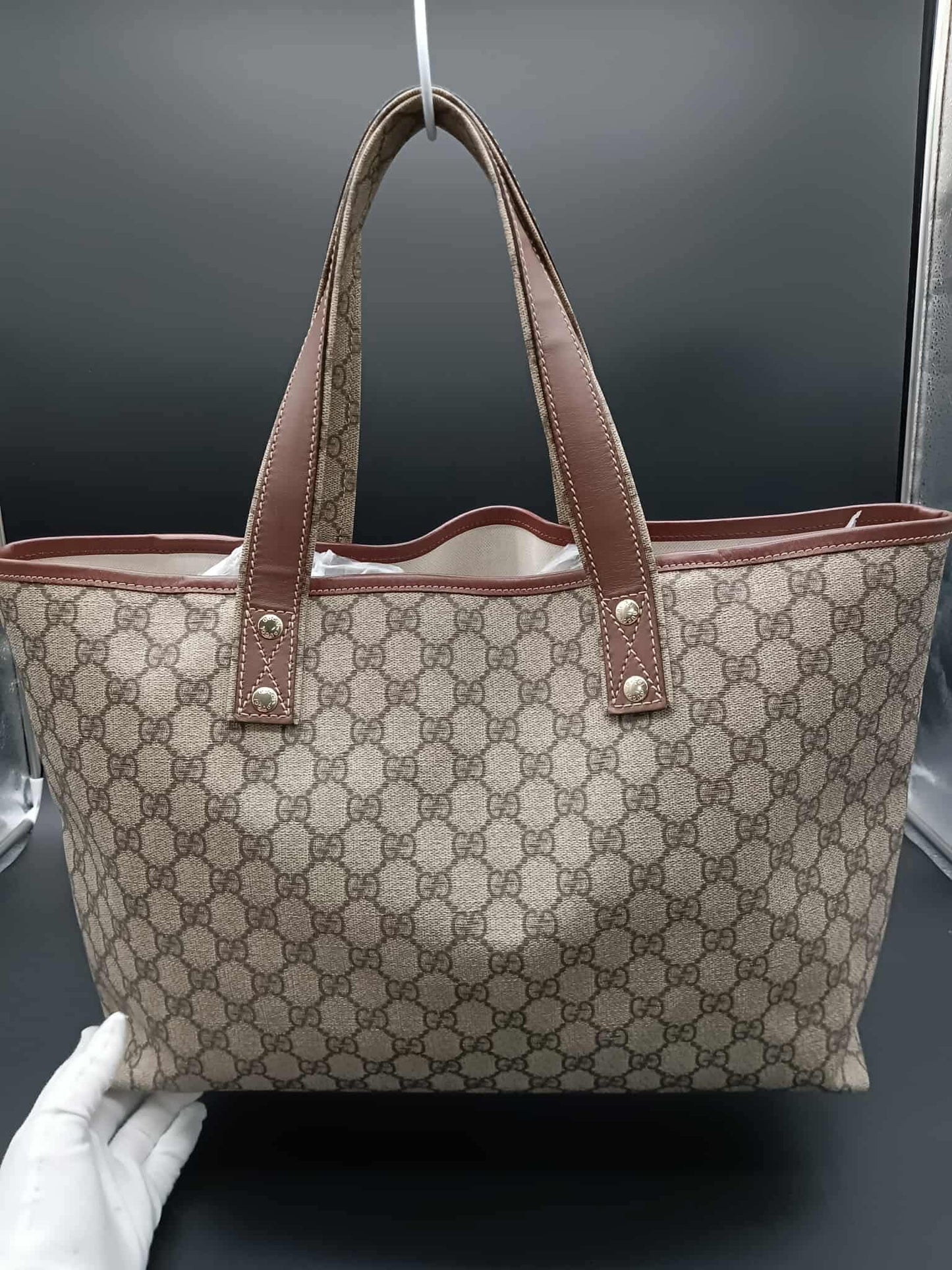 GUCCI Sherryline Canvas Tote