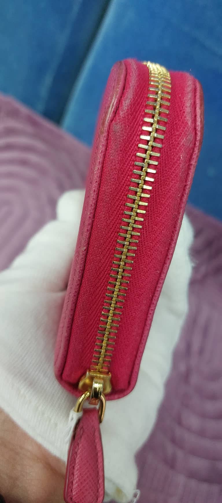 PRADA Saffiano Long Zippy Wallet