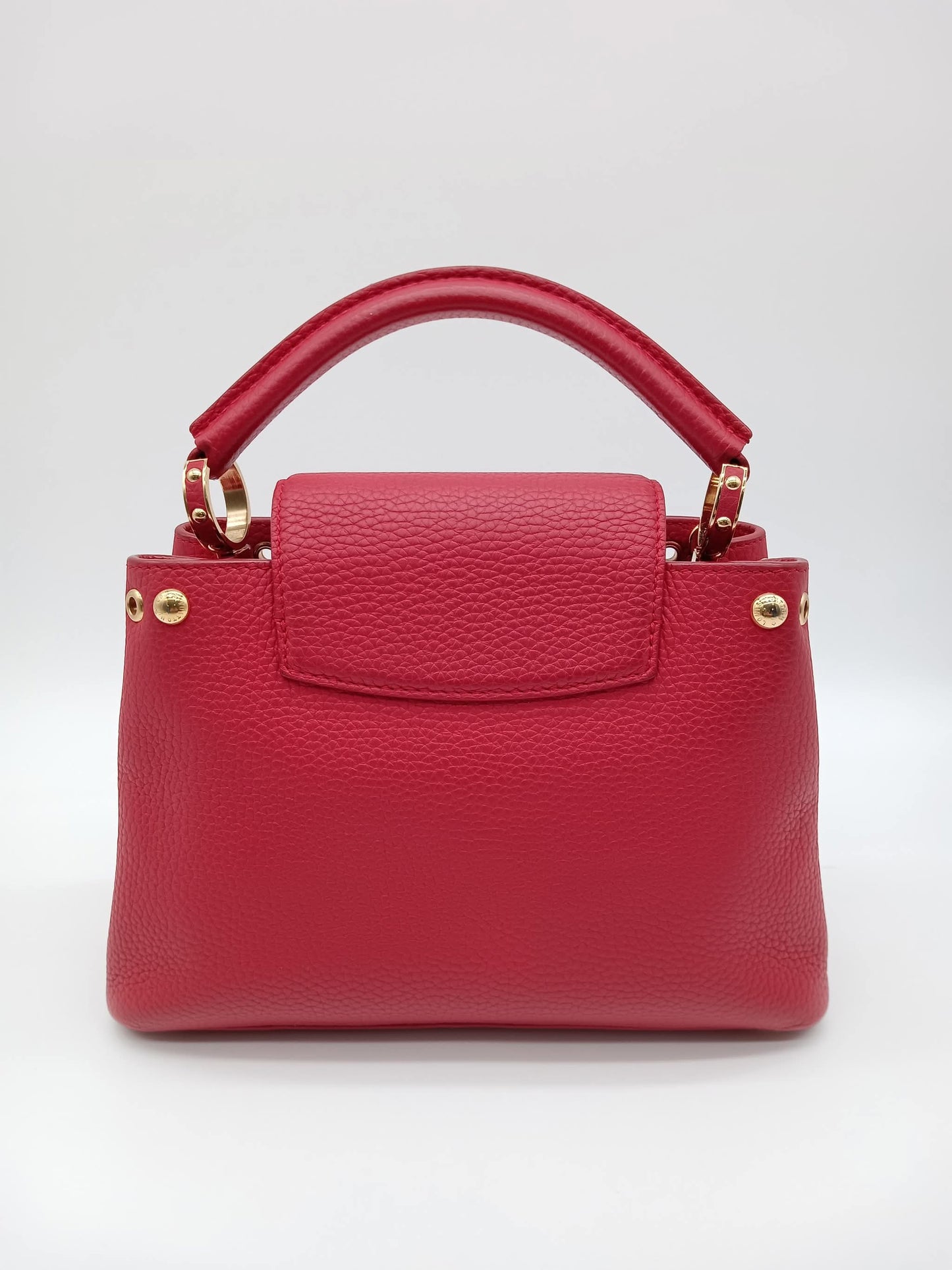 LOUIS VUITTON Scarlet Red Capucines BB