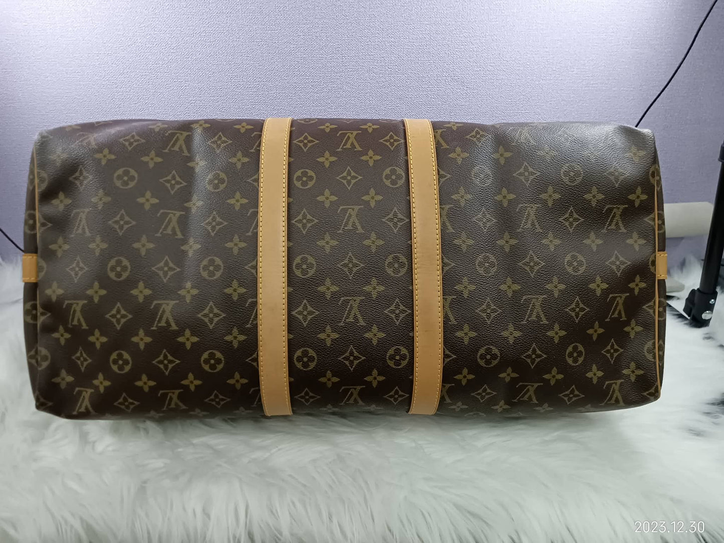 LOUIS VUITTON Monogram Keepall Bandouliere 55