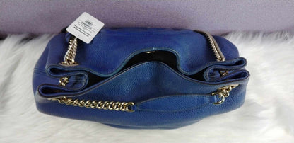 GUCCI Interlocking Leather Chain Bag