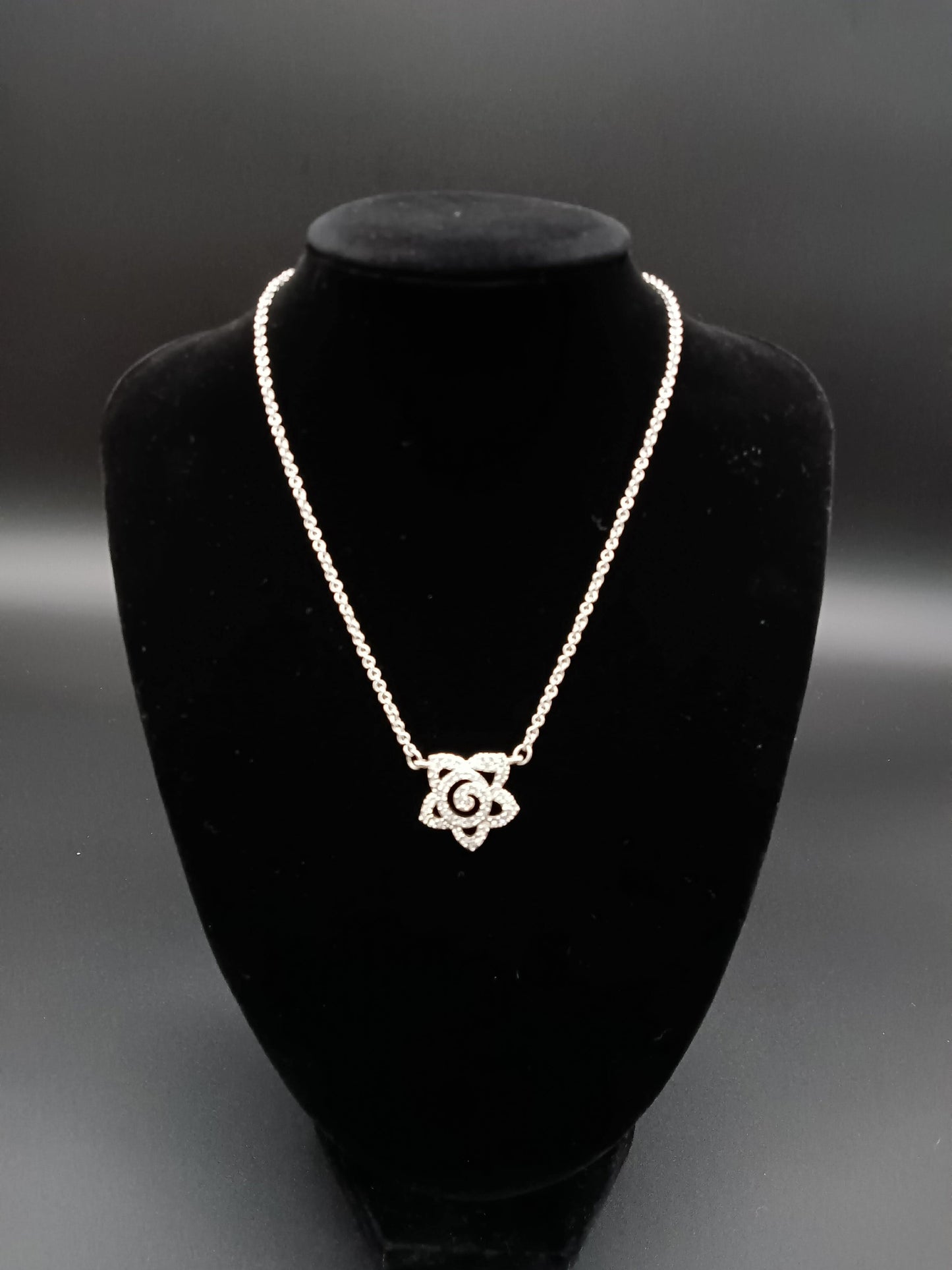 SWAROVSKI Suzy Levian Sterling Sliver White Necklace