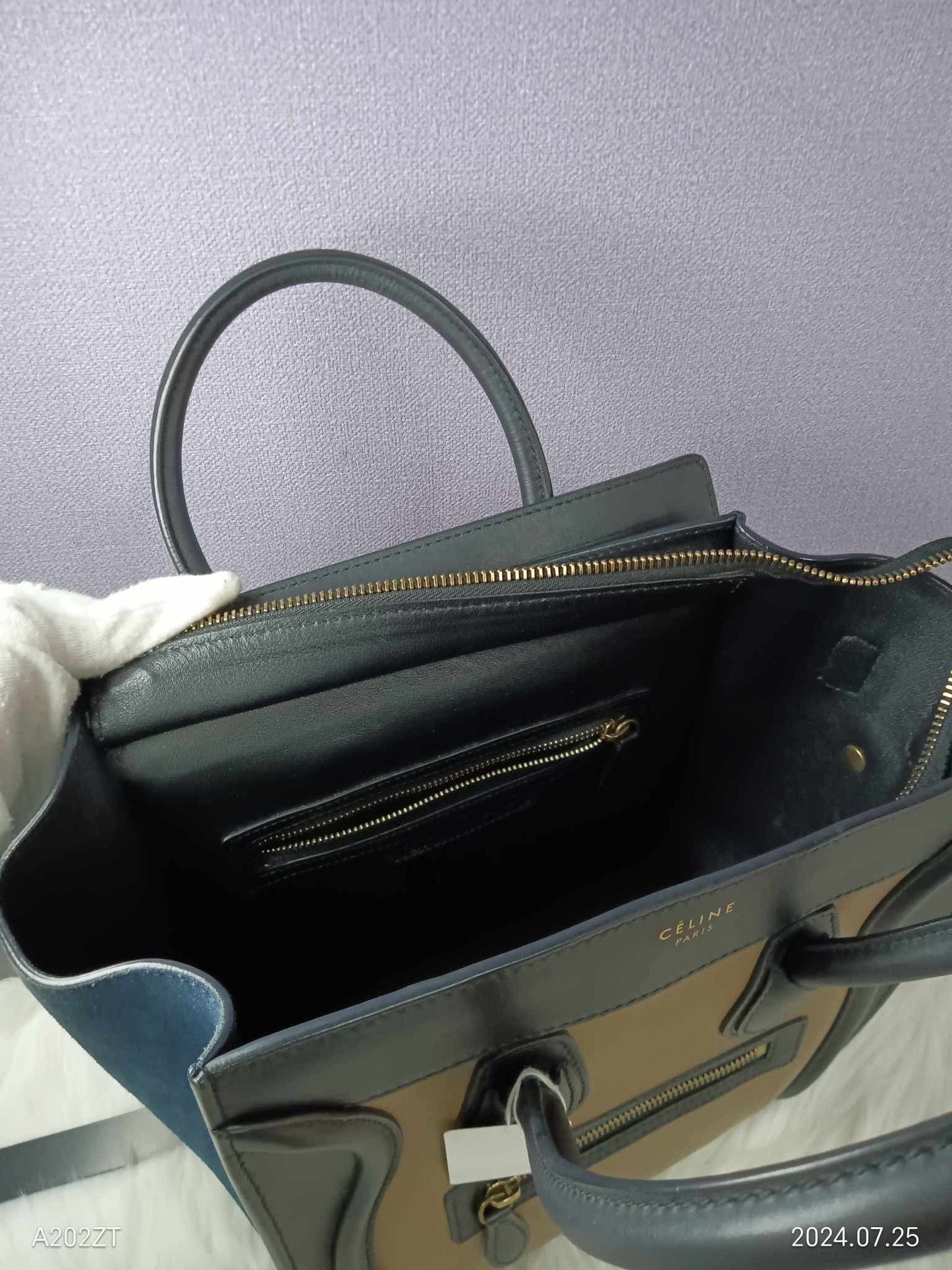 CELINE Micro Luggage Shopper Tote