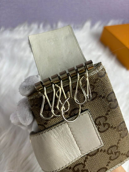 GUCCI Canvas Key Holder