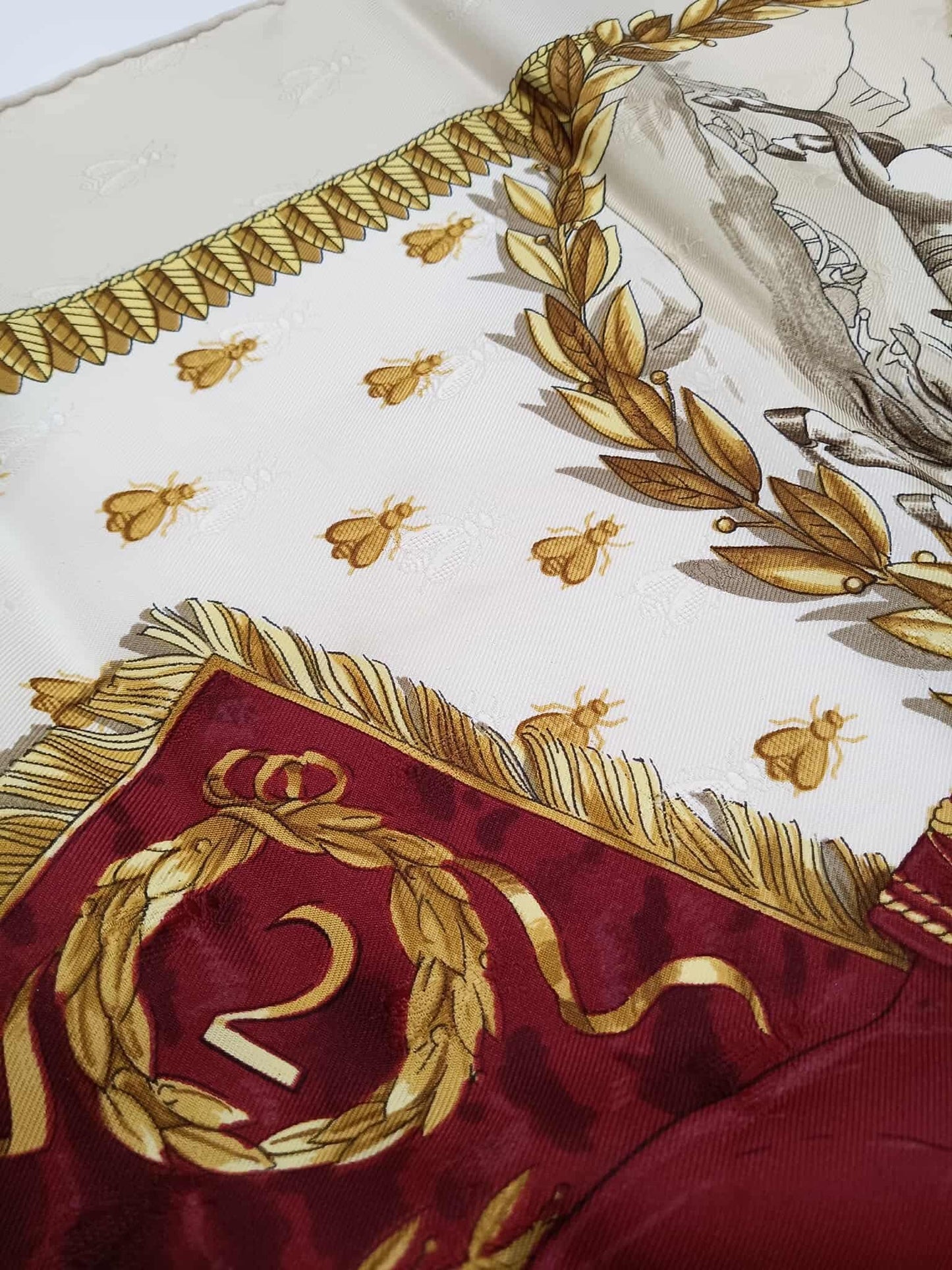 HERMES Napoleon Silk Scarf